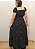 Vestido Lastex Preto Poá - Imagem 2