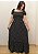 Vestido Lastex Preto Poá - Imagem 3
