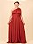 Vestido Multiformas Longo Terracota - Imagem 1