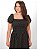 Vestido Longo Lastex Preto Poá - Imagem 5