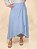 Saia Envelope Transpassada Azul Serenity - Imagem 3
