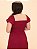 Vestido Longo Lastex Viscolinho Marsala - Imagem 4