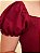Vestido Longo Lastex Viscolinho Marsala - Imagem 5