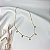 Choker Folheado Corações Zircônia - Imagem 1