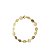 Pulseira Folheada de Folhinhas e Florzinha Vazado - Imagem 1