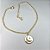 Pulseira Folheada Elos Portugueses com Pingente Lua - Imagem 3