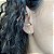 Brinco Folheado Ear Hook Florzinha - Imagem 2