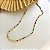 Choker Folheada Riviera Colorida 3mm - Imagem 1