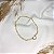 Choker Folheado Fecho Coração - Imagem 3