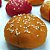 Mini pão de hambúrguer Vegano colorido - Imagem 3