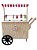 Carrinho de Sorvete de Madeira Fashion Toys - Imagem 1