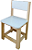 Cadeira Avulsa Branca Fashion Toys - Imagem 1