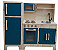Cozinha Completa Azul Petróleo Fashion Toys - Imagem 1