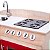 Cozinha Infantil Flórida Vermelha Fashion Toys - Imagem 3