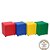 Puff Quadrado Amarelo Fashion Toys - Imagem 1