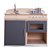 Cozinha Infantil Flórida Cinza Fashion Toys - Imagem 1