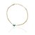 Pulseira Olho Grego Azul Folheada a Ouro - Imagem 2
