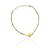 Pulseira Olho Grego Amarelo Folheado A Ouro - Imagem 1