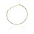 Pulseira Estilo Riviera Com Zircônias Brancas Folheada a Ouro - Imagem 1