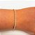 Pulseira Estilo Riviera Com Zircônias Brancas Folheada a Ouro - Imagem 2