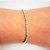 Pulseira Estilo Riviera Com Zircônias Brancas Folheada em Ródio Branco - Imagem 2