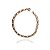 Pulseira Corrente Elo Fígaro Banhado a ouro 3mm - Imagem 1