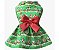 Vestido Natal Minnie Verde - Imagem 1