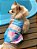 macacão tie dye fundo rosa - Imagem 1