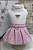 SAIA DELICATE PIED ROSA/BLUSA BRANCA - Imagem 1