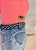 MINI SAIA JEANS NEON ROSA CHICLETE - Imagem 4