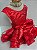 VESTIDO FESTA VERMELHO BABADO - Imagem 4