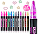 Caneta Outline Marker Metálica - 12 Cores - Imagem 4
