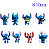 Pacote Surpresa com 1 personagem + 3 cartas - Stitch - Imagem 2