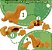 Pelúcia com 3 Filhotinhos - Dinossauro - Imagem 1