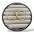 ARGOLA FOLHEADA 2 FIOS TORCIDOS 36MM - Imagem 1