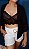 Shorts  Feminino Bengaline Com Cinto Fivela Dourada - Imagem 5