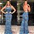 Vestido Longo Rabo Sereia Alças - Imagem 1