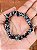 Pulseira de Obsidiana Floco de Neve Cascalho - Imagem 1