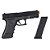 Pistola Airsoft Spring Glock HS-G17 QGK 6mm - Imagem 1