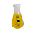 Frasco Erlenmeyer PP com Tampa 250 ml - Nalgon - Imagem 1