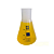 Frasco Erlenmeyer PP 125 ml sem Tampa - Nalgon - Imagem 1