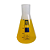 Frasco Erlenmeyer PP 500 ml sem Tampa - Nalgon - Imagem 1