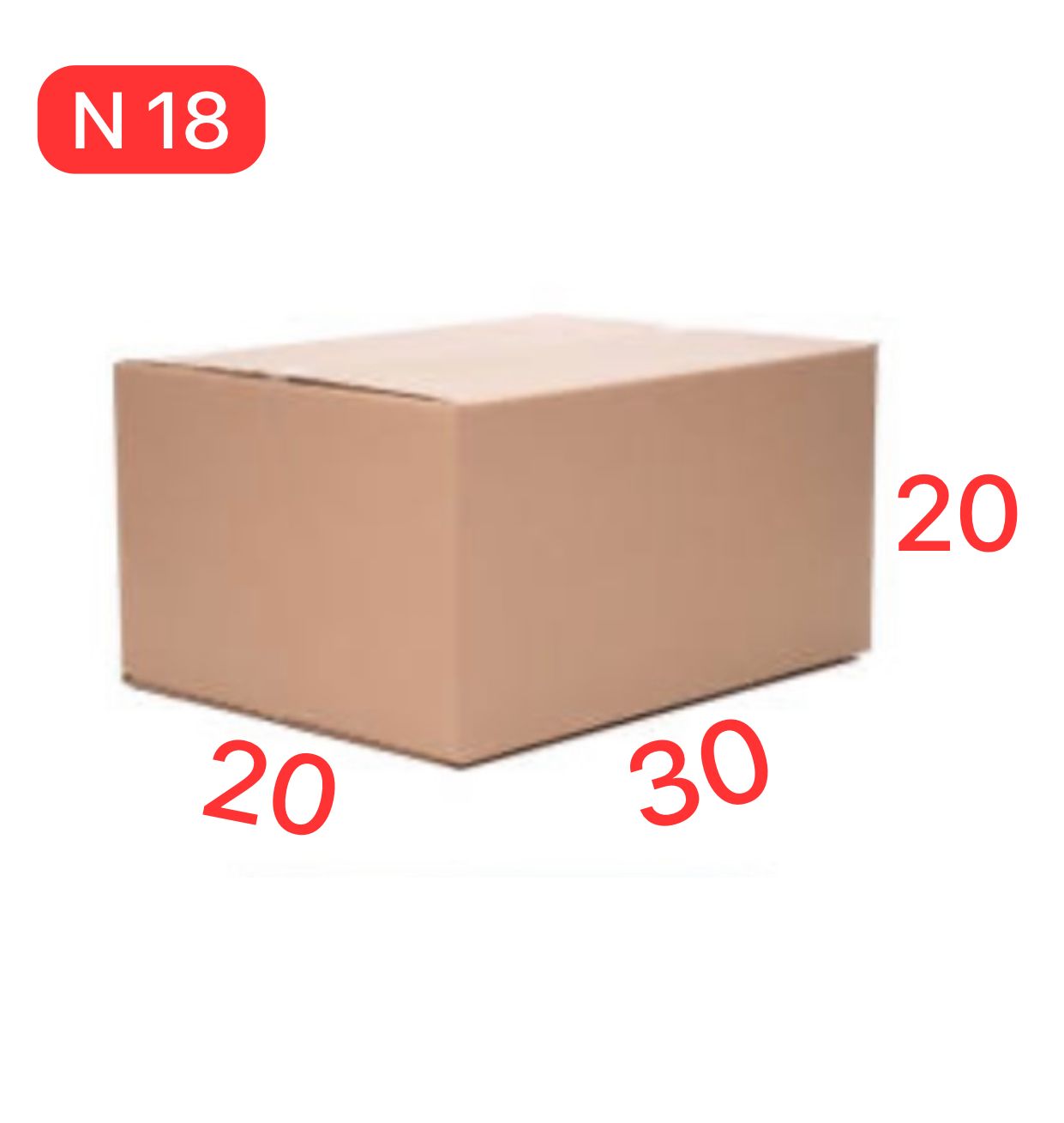 Caixa de Papelão N18 – 30x20x20 - Imagem 1
