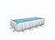 Piscina Bestway 56671  Medidas 4,88 x 2,44 * 1,2 ml Rectangular  14 000 lt - Imagem 1