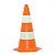 Cone PLT Laranja/Branco 75cm - Imagem 1