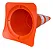 Cone 75 cm Flexível Refletivo Laranja/Branco Fortline - Imagem 2