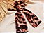 Scrunchie Longo Estampa Oncinha - Imagem 1