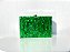 Bolsa Clutch Acrílica Verde Escura Perolada Camadas - Imagem 3