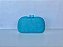 Bolsa Clutch Azul Rafia Onda - Imagem 5