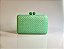 Bolsa Clutch Verde Ráfia Retangular - Imagem 3